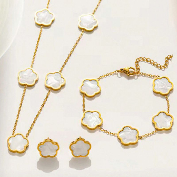 Стальной комплект бижутерии CJR70459