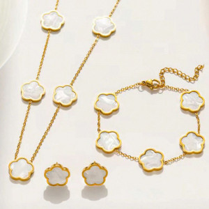 Стальной комплект бижутерии CJR70459