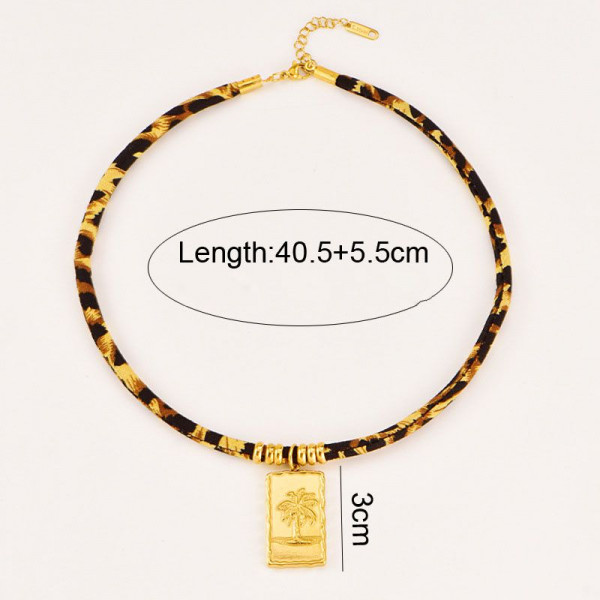 Колье из стали CJR55562