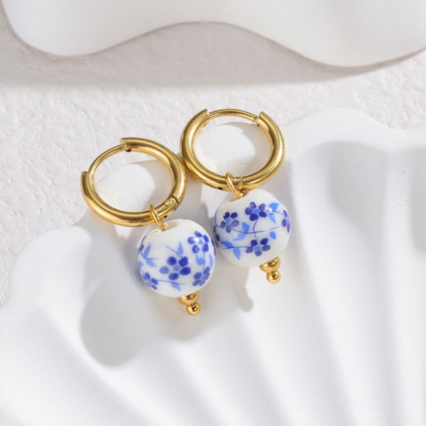 Серьги сталь CJN47905