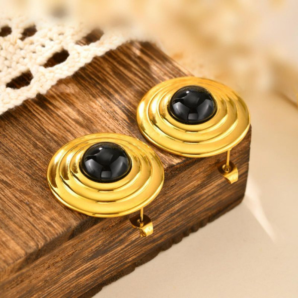 Серьги сталь CJN82411