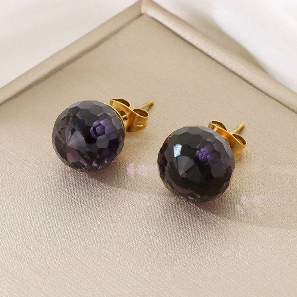 Серьги-пусеты Шарики CJJ17520