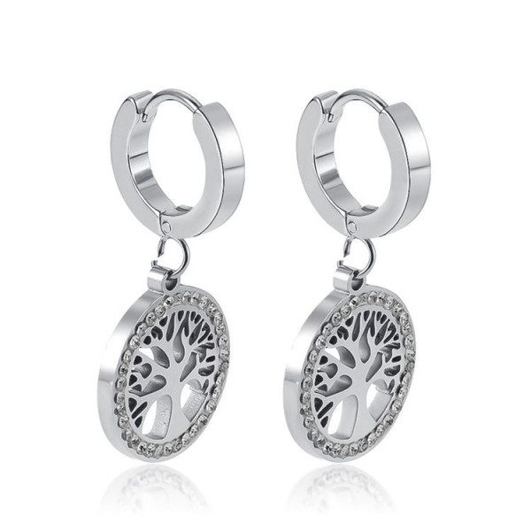 Серьги Висячие Древо жизни 1J10015(CJJ)