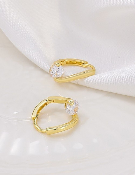 Серьги-конго «Сияющая капля» DNS31782