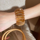 Браслет жесткий многослойный с декоративными дисками CJM37597