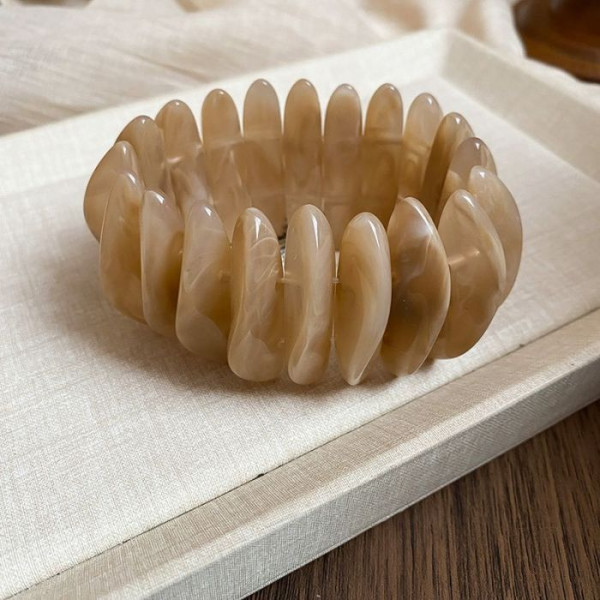 Браслет жесткий многослойный с декоративными дисками CJM37597