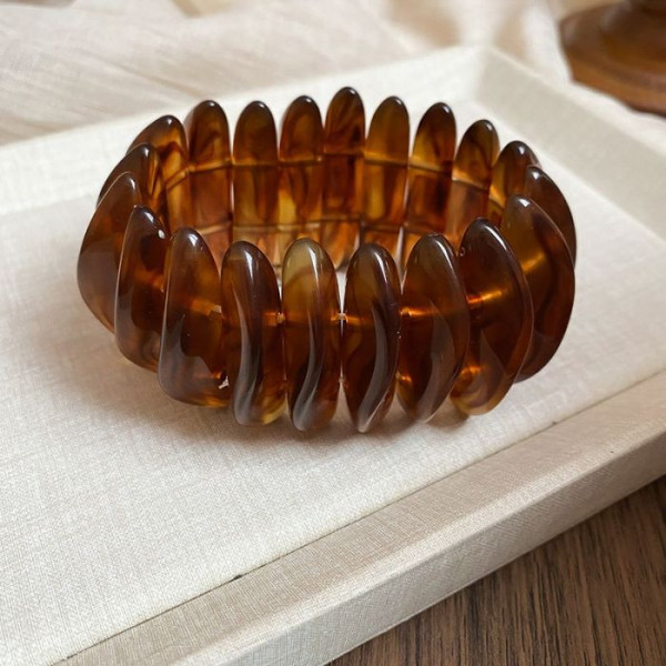 Браслет жесткий многослойный с декоративными дисками CJM37597