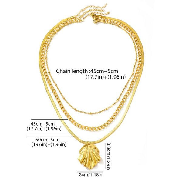 Колье из стали CJL77610