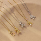 Колье из стали CJL34088