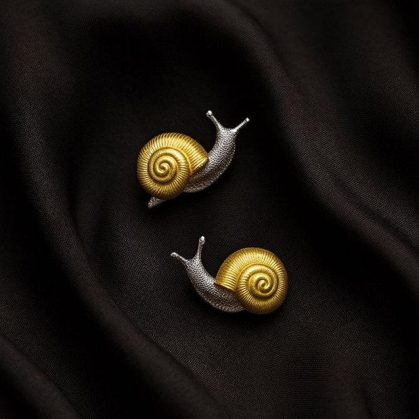 Серьги ювелирный сплав улитки 1J12398CJJ