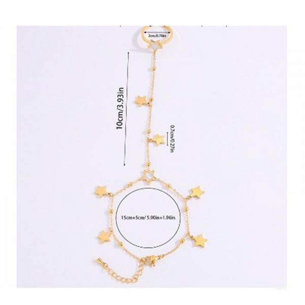 Браслет слейв звездное небо с сияющими вставками CJH59746