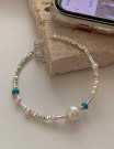 Браслет комбинированный с жемчугом и бирюзой Z98303