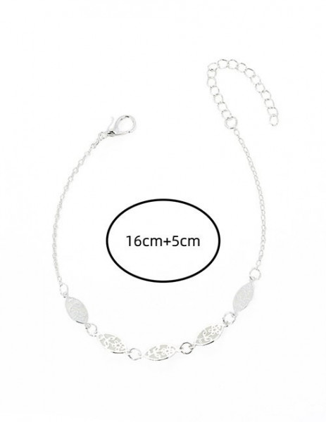 Браслет с подвесками-сердцами Z00059