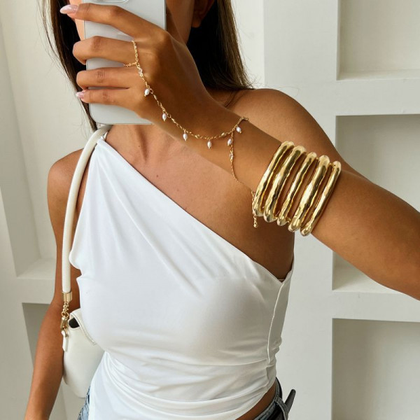 Браслет слейв звездный путь с подвесками CJN52043