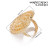 Кольцо ювелирный сплав напыление золотом 1J12201CJJ