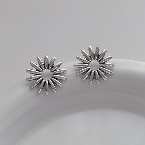 Серьги-пусеты «Подсолнухи» N00531