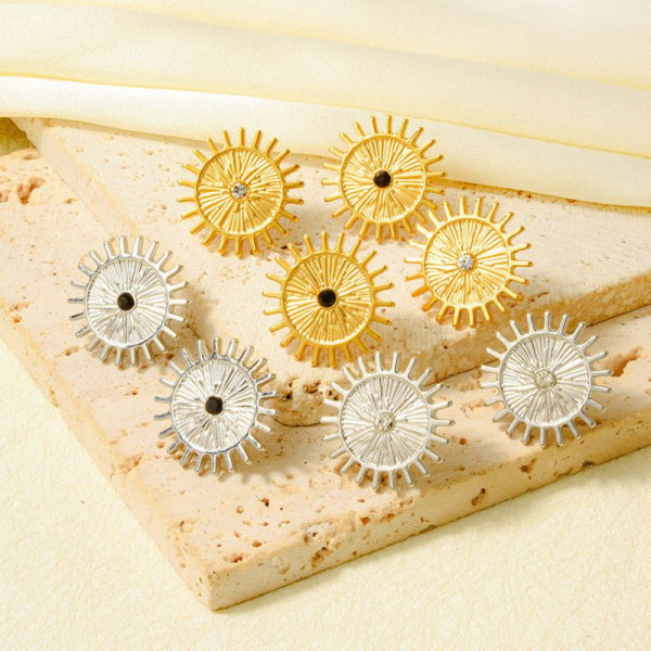 Серьги сталь CJR68001