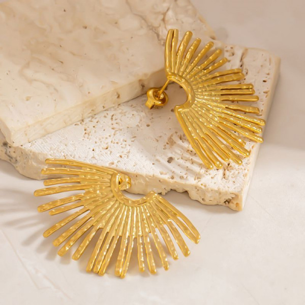 Серьги Веера CJL09664