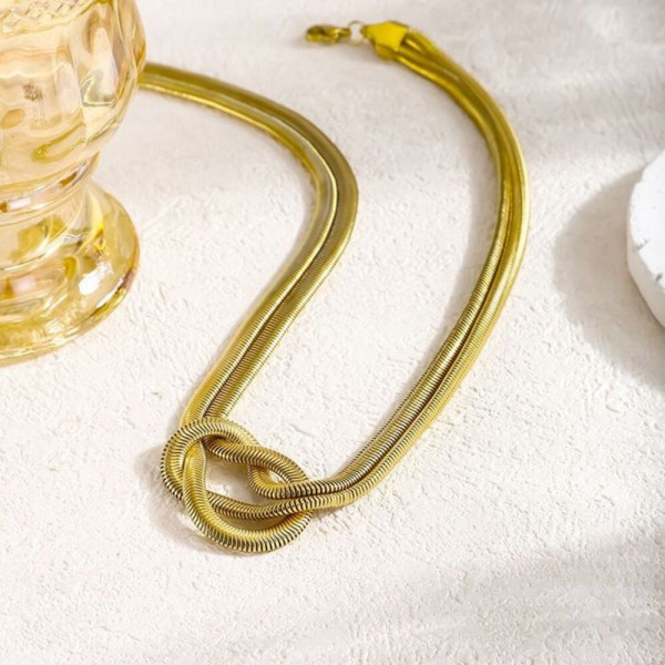 Колье из стали CJH37337