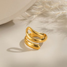 Минималистичное разомкнутое кольцо-спираль CJN49668