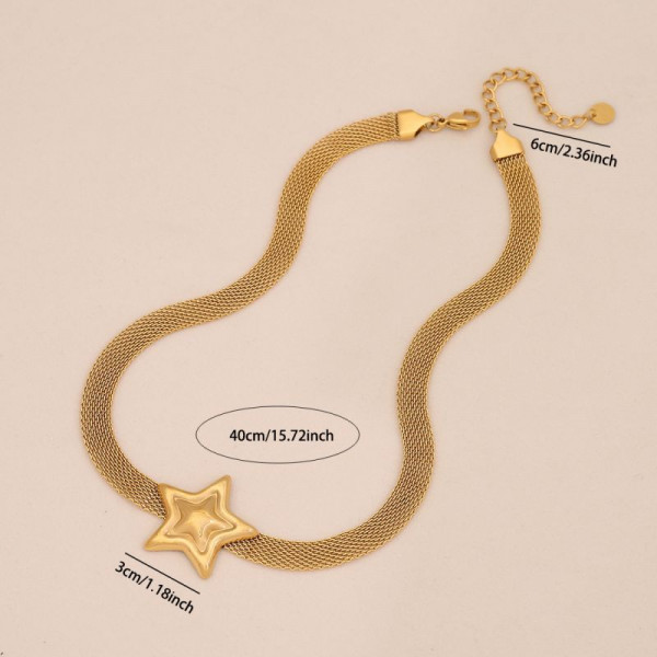 Колье из стали CJM33391