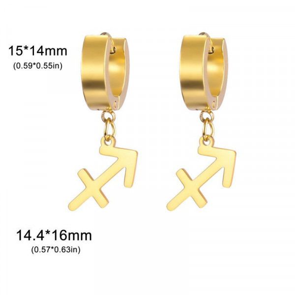 Серьги-пусеты Геометрические символы CJL17234