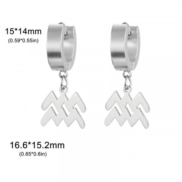 Серьги-пусеты Геометрические символы CJL17234