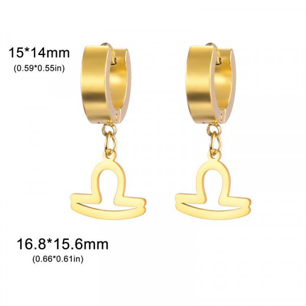 Серьги-пусеты Геометрические символы CJL17234