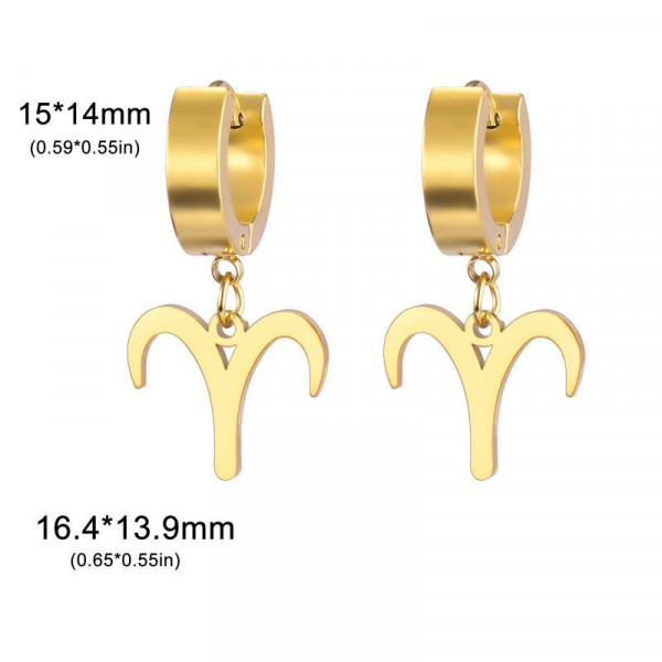 Серьги-пусеты Геометрические символы CJL17234