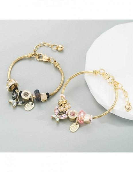 Браслет с шармами в романтическом стиле R37439