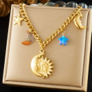 Колье из стали CJP55861