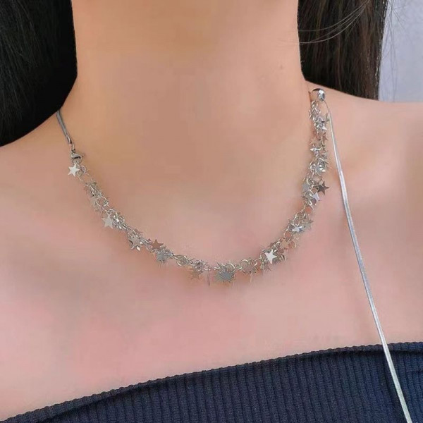 Колье из стали CJH50002