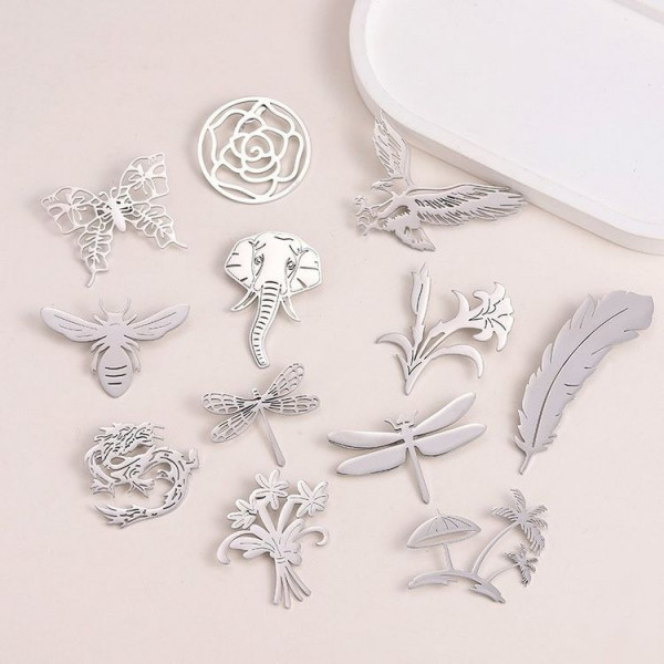 Брошь Медицинская сталь J10299CJJ