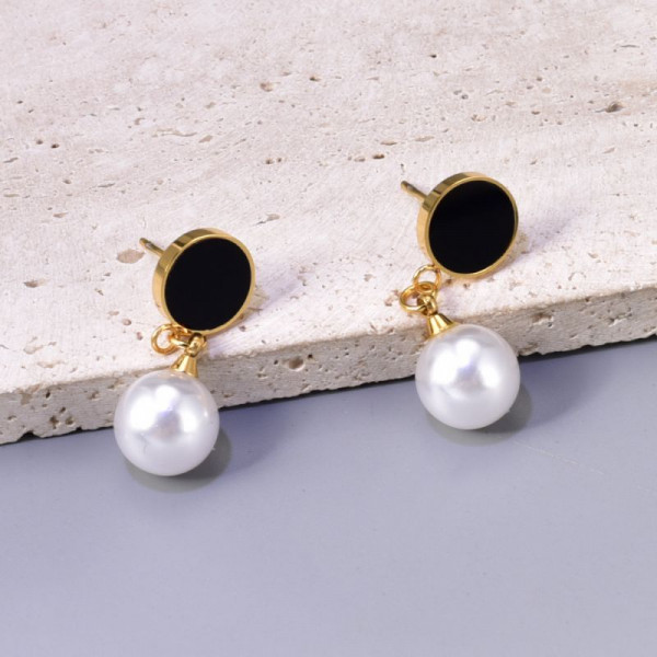 Серьги с жемчугом CJL14390