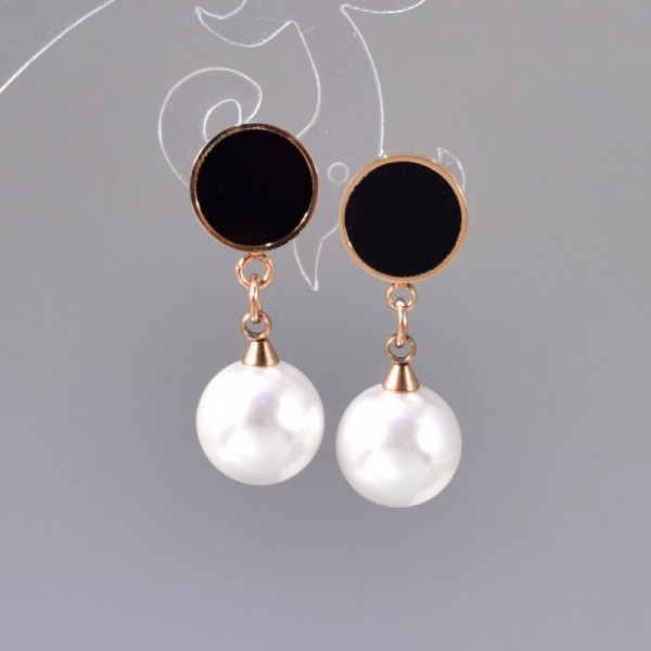 Серьги с жемчугом CJL14390