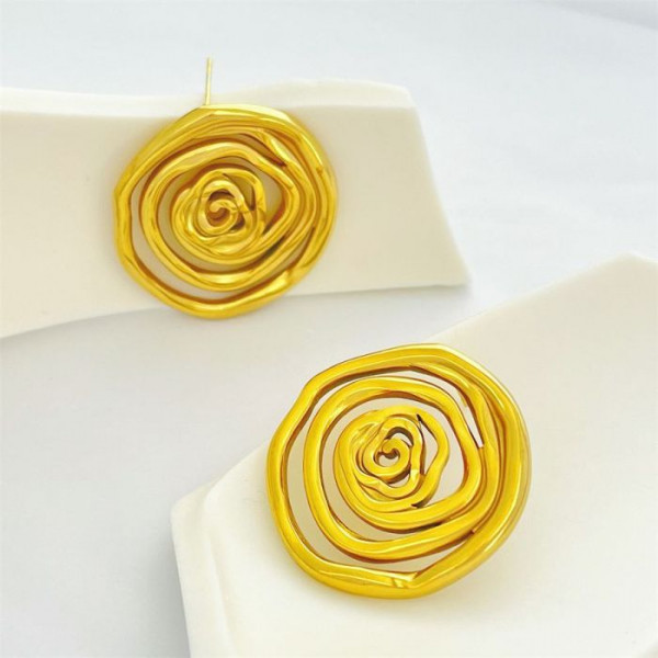 Серьги сталь CJM67975