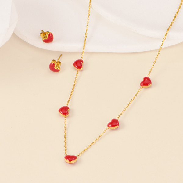 Стальной комплект бижутерии CJR89551