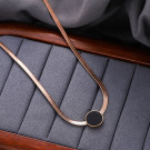 Колье из стали CJS98423