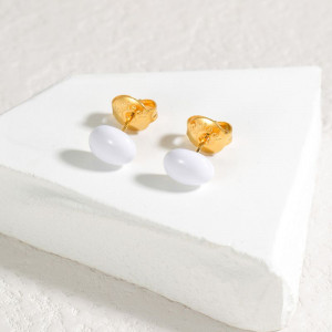 Серьги-пусеты Овалы CJJ26286