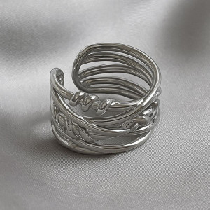 Кольцо медь напыление платиной 1J12129CJJ