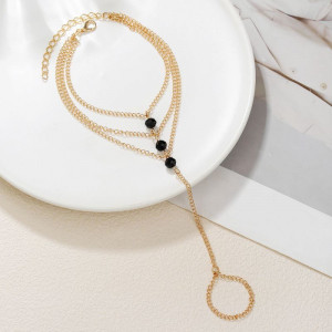 Браслет слейв многослойная изысканность с камнями CJN79202