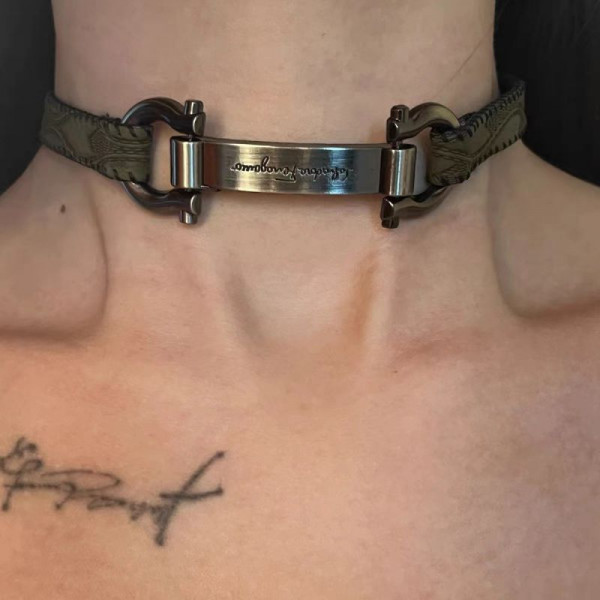Колье из стали CJH63533