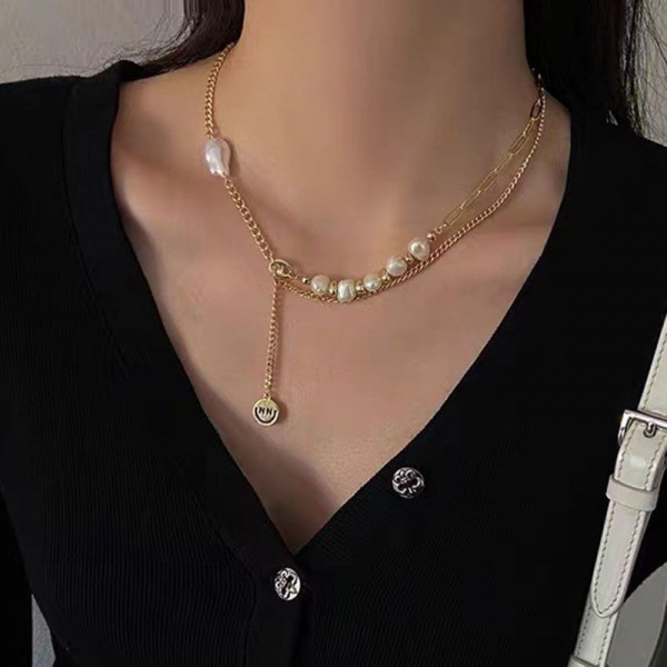 Колье из стали CJH70088