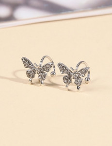Кафф Бабочка со стразами Z59778