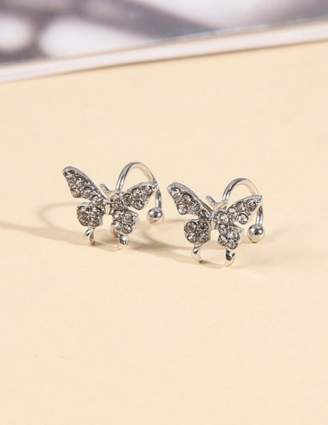 Кафф Бабочка со стразами Z59778