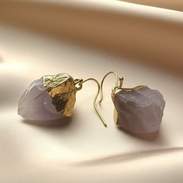 Серьги висячие ювелирный сплав натуральный камень 1J11947CJJ