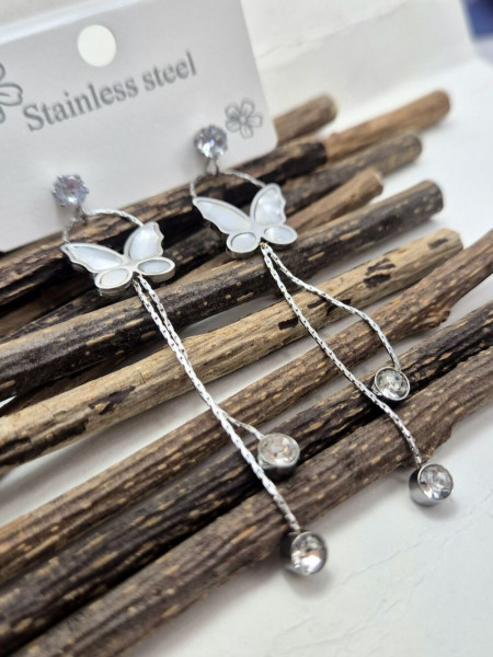 Серьги медицинская сталь J11291(CJJ)