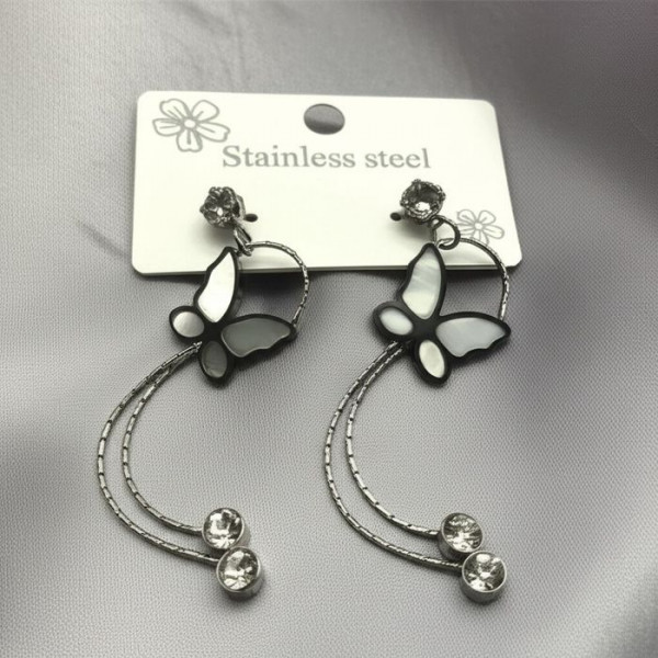 Серьги медицинская сталь J11291(CJJ)