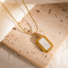 Колье из стали CJN43045