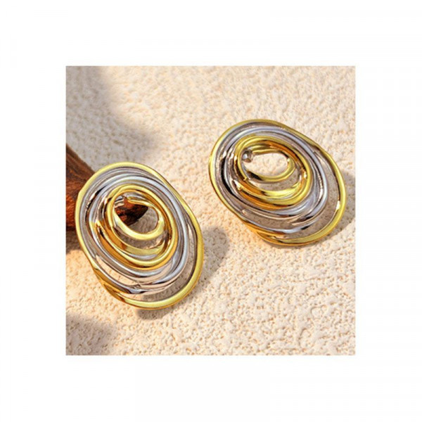 Серьги-пусеты Абстрактные треугольники CJP52612